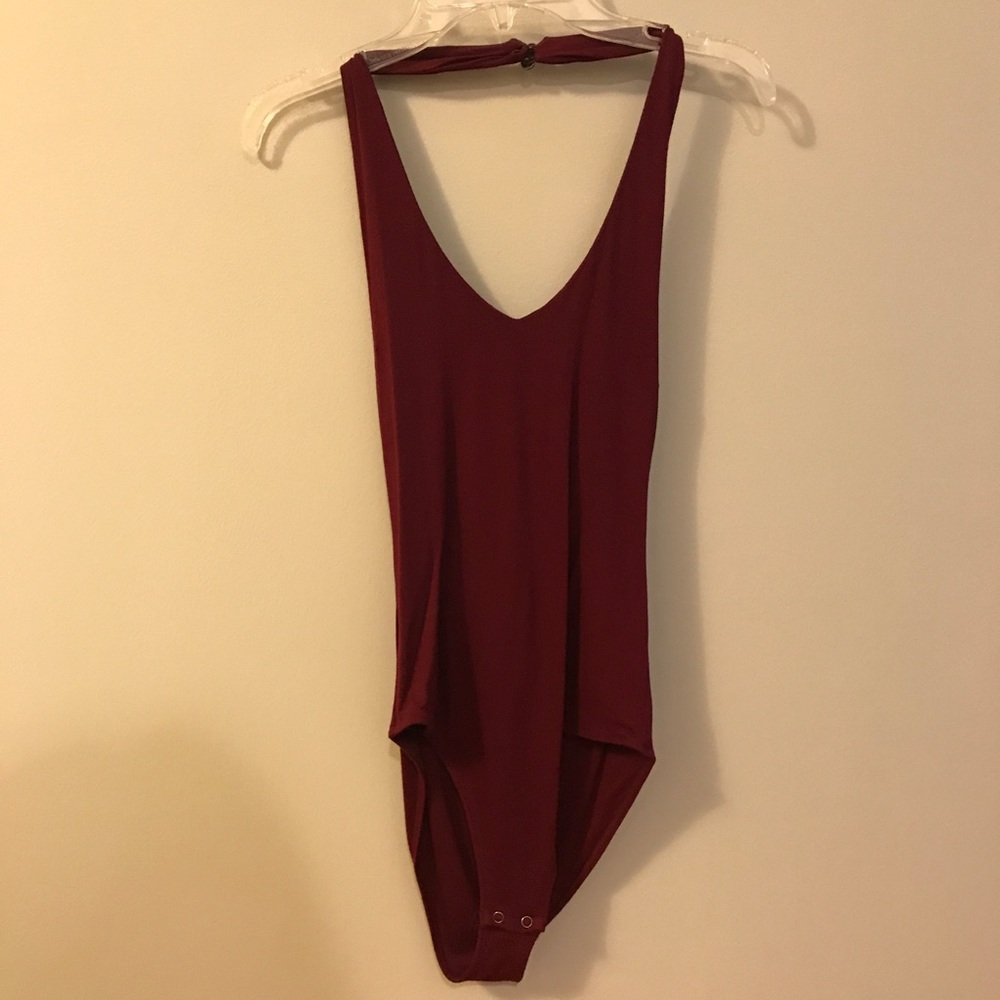 NWOT Aeropostale Burgundy Bodysuit